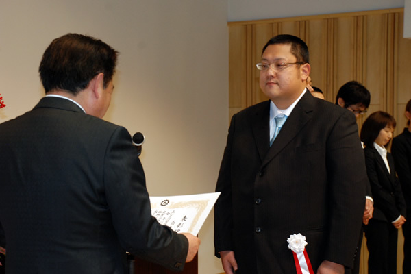永年勤続従業者表彰：木曽町商工会長表彰