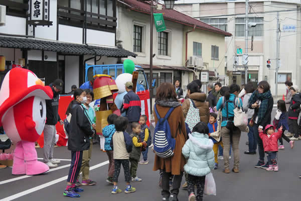 木曽町の「ゆるキャラ」にもご参加いただきました