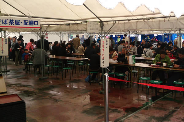 そば茶屋の状況