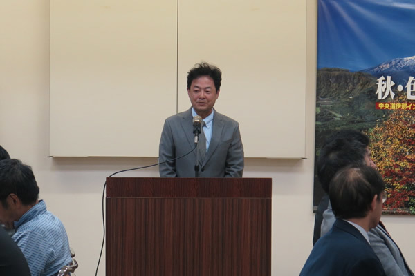 ご来賓:木曽町観光商工課 越参事